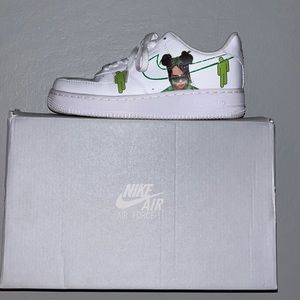 Custom Billie Eilish Air Force 1’s